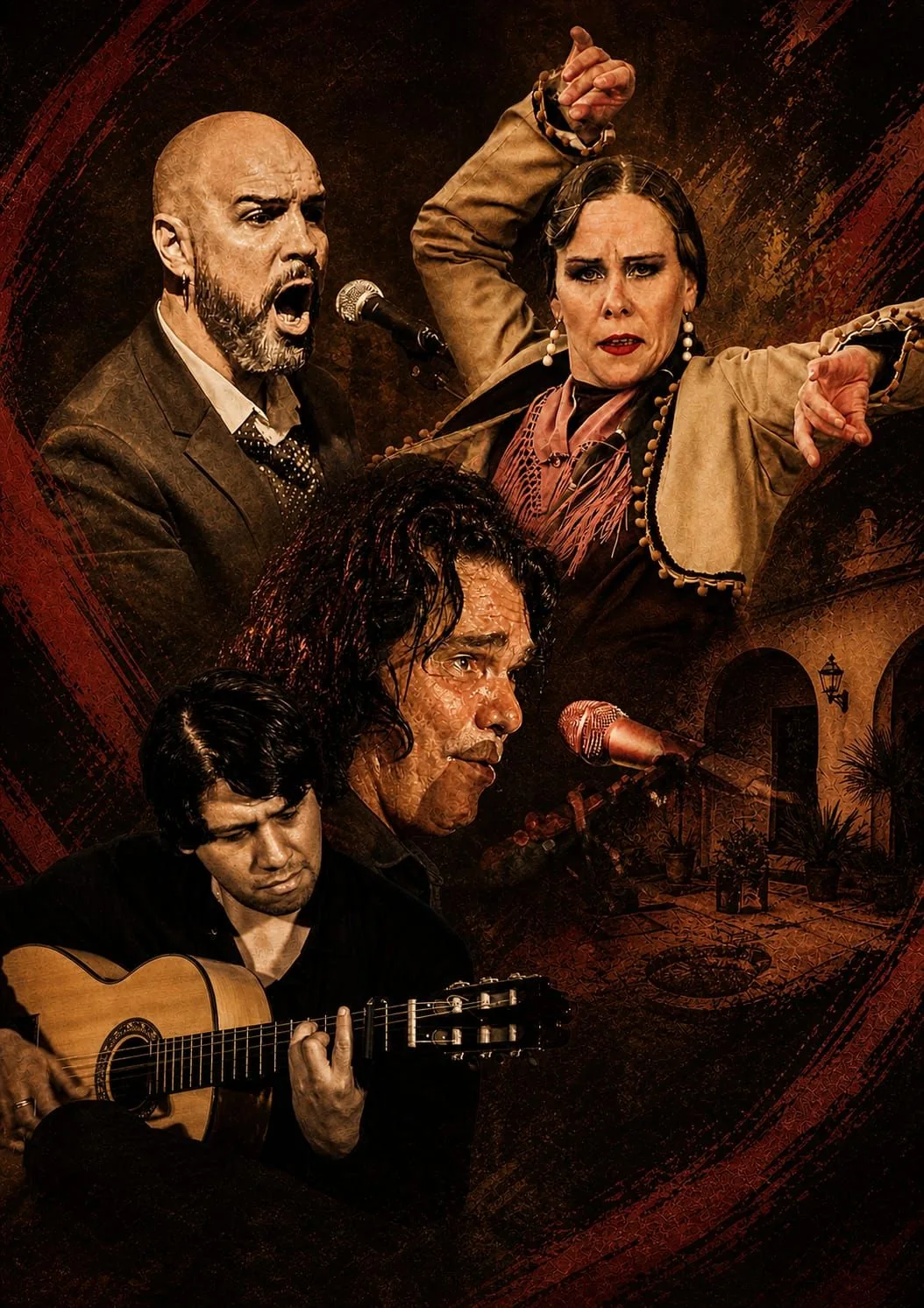 Flamenco Tablao! Elena La Grulla, Patricio Grande Jose El Titi, Juan Torres
